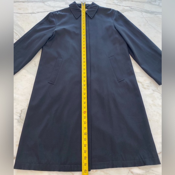 CALVIN KLEIN COLLECTION LIGHTWEIGHT SILK COAT 6 - Picture 15 of 16